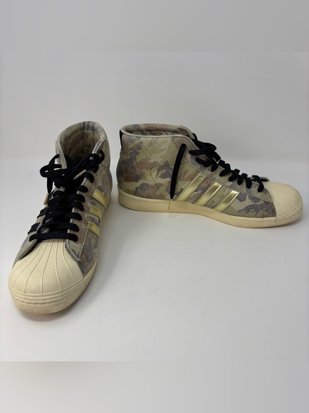 Adidas Pro Model Quickstrike Camo Mens Shoes Size 11 F37686 Gold Stripe